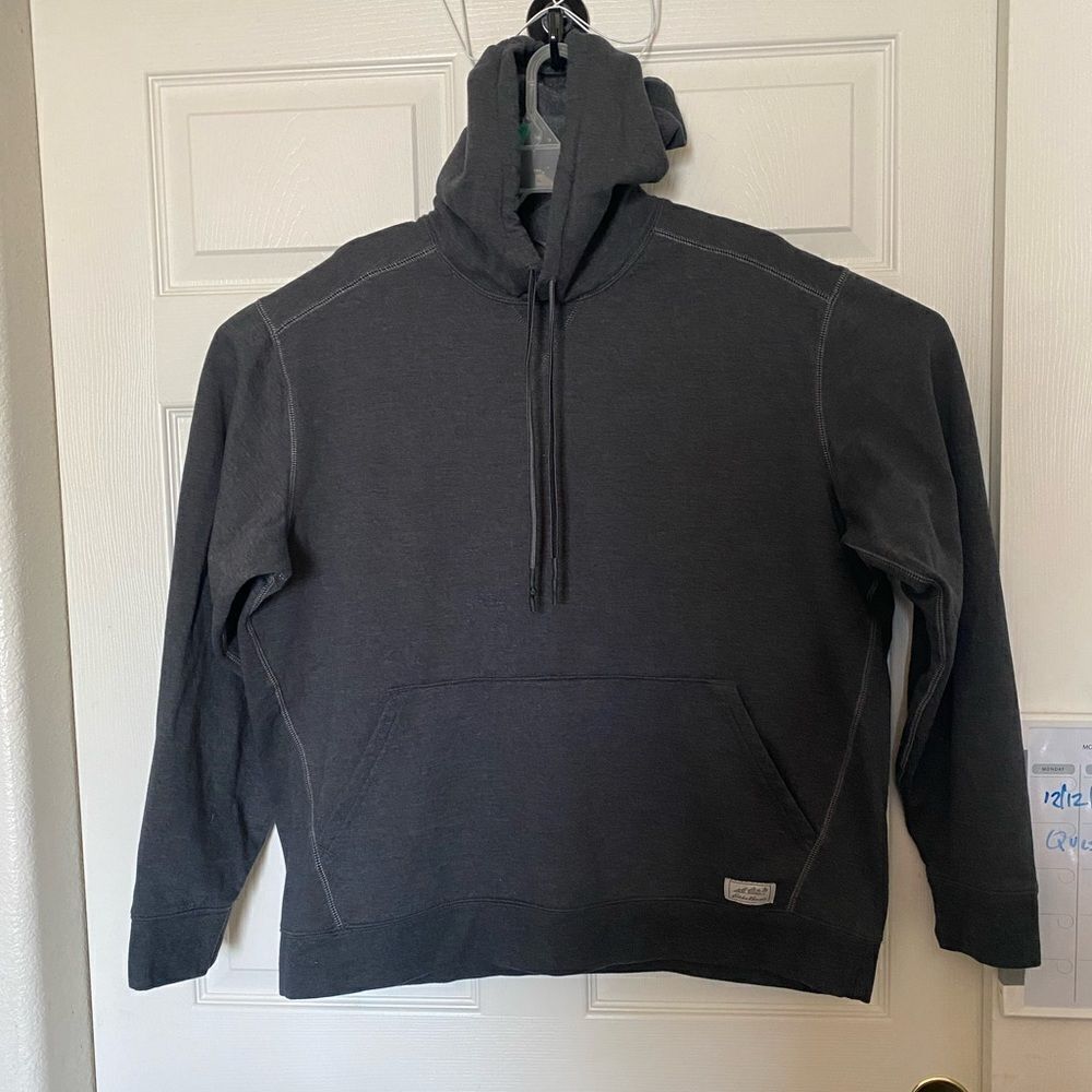 EDDIE BAUER Men’s Gray Pullover Hoodie Size XL
